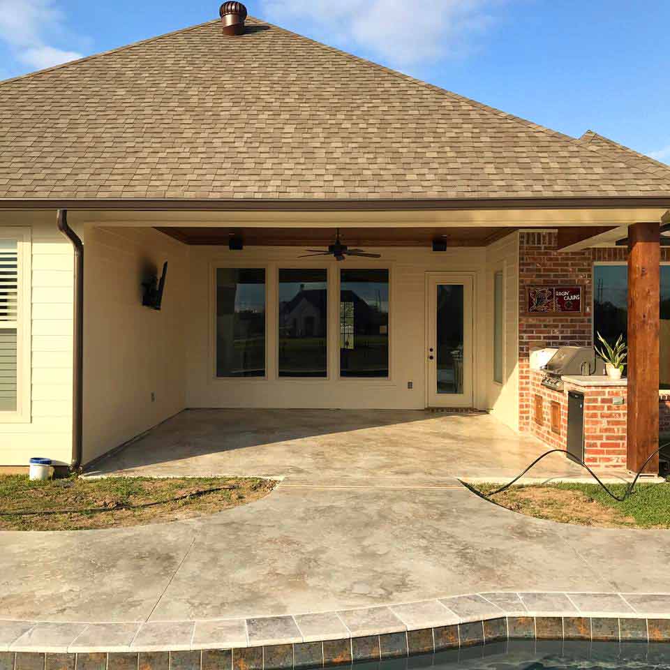 Myers Decorative Concrete Lafayette Louisiana Patio