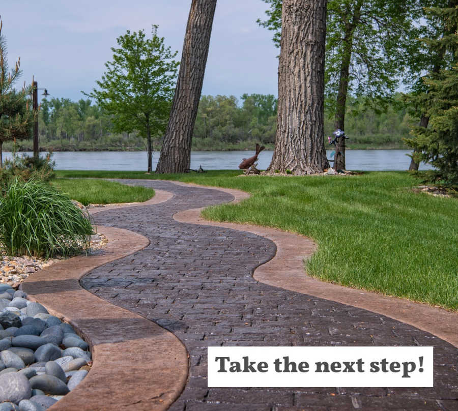 brown cobblestone walkway