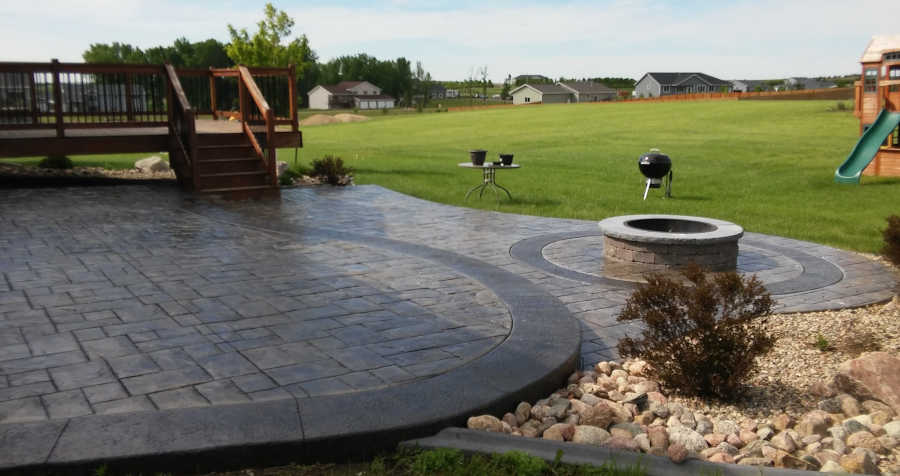 north dakota stamped concrete