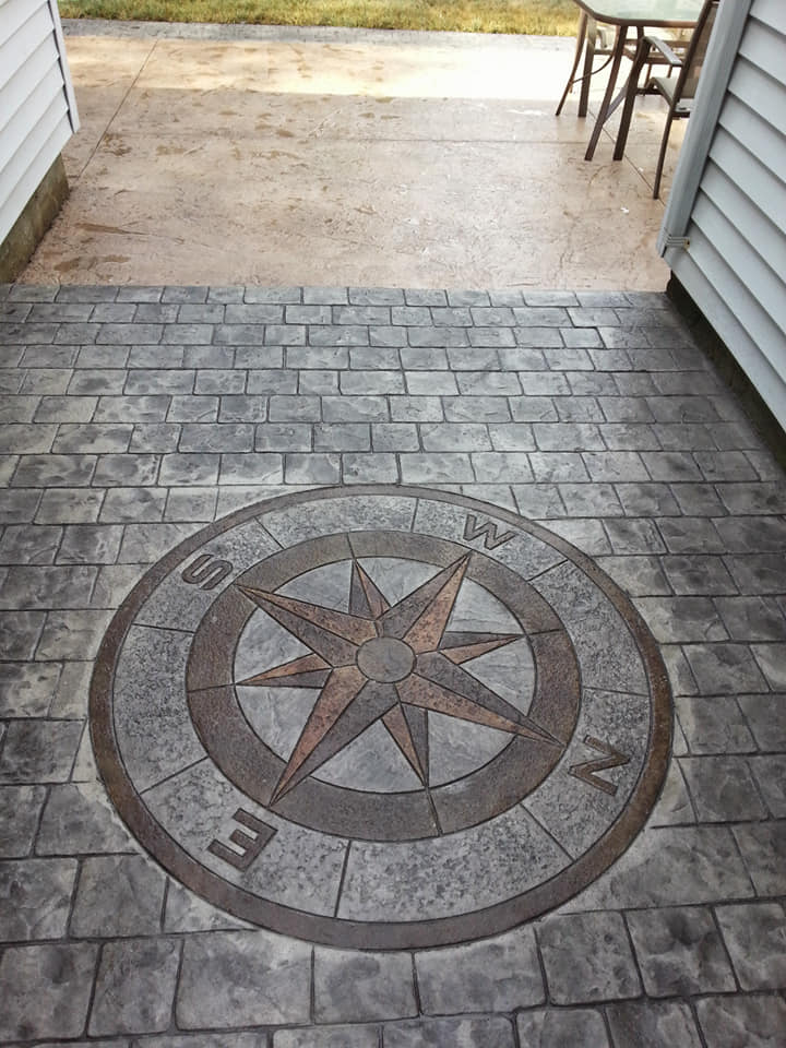 artistic stamped concrete warren ri cobblestone