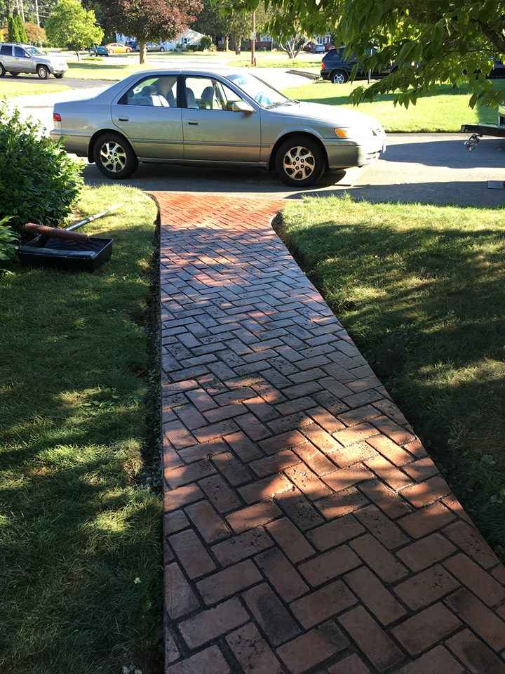 carpenter concrete construction west greenwich ri brick walkway