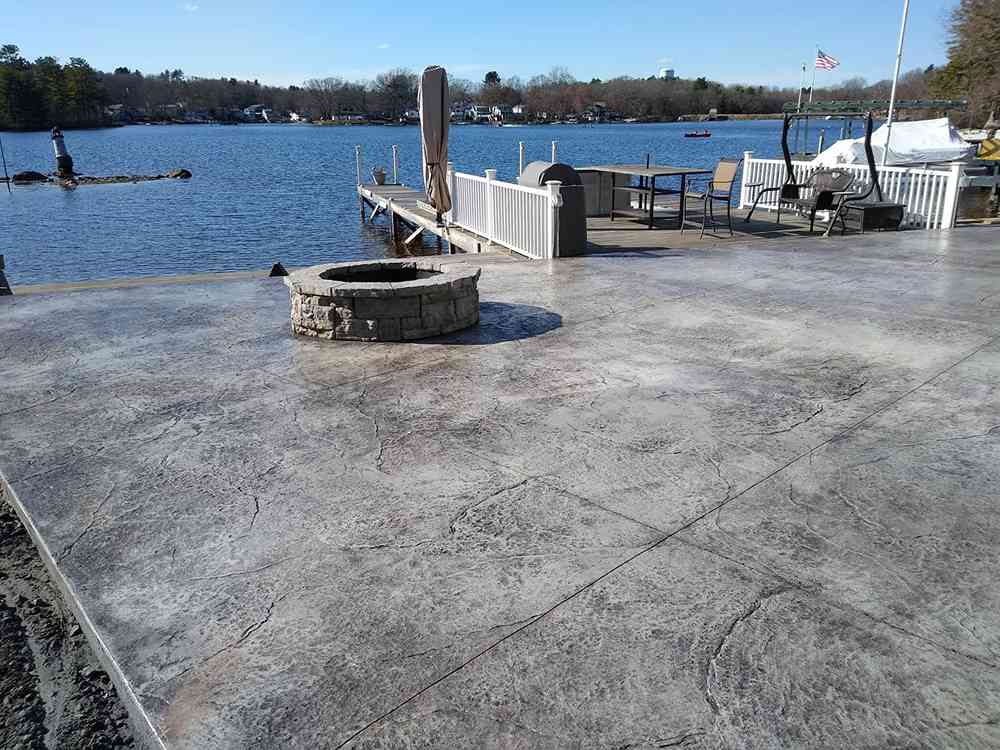 concrete stamping coloring burrillville ri stone patio