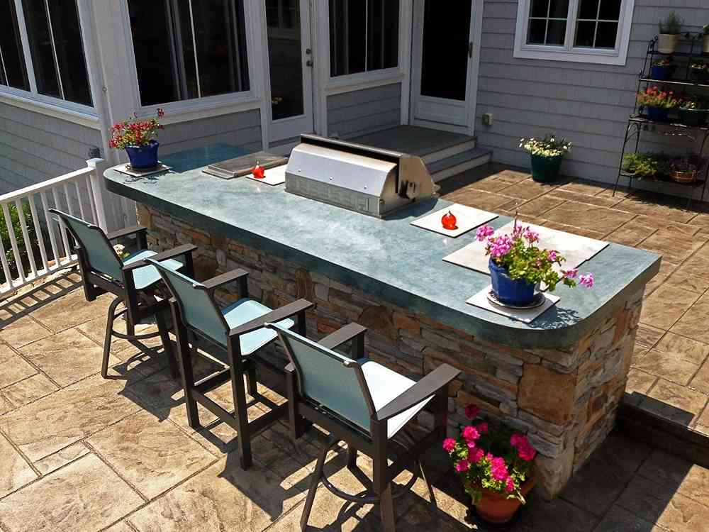 set in stone of new england slate patio